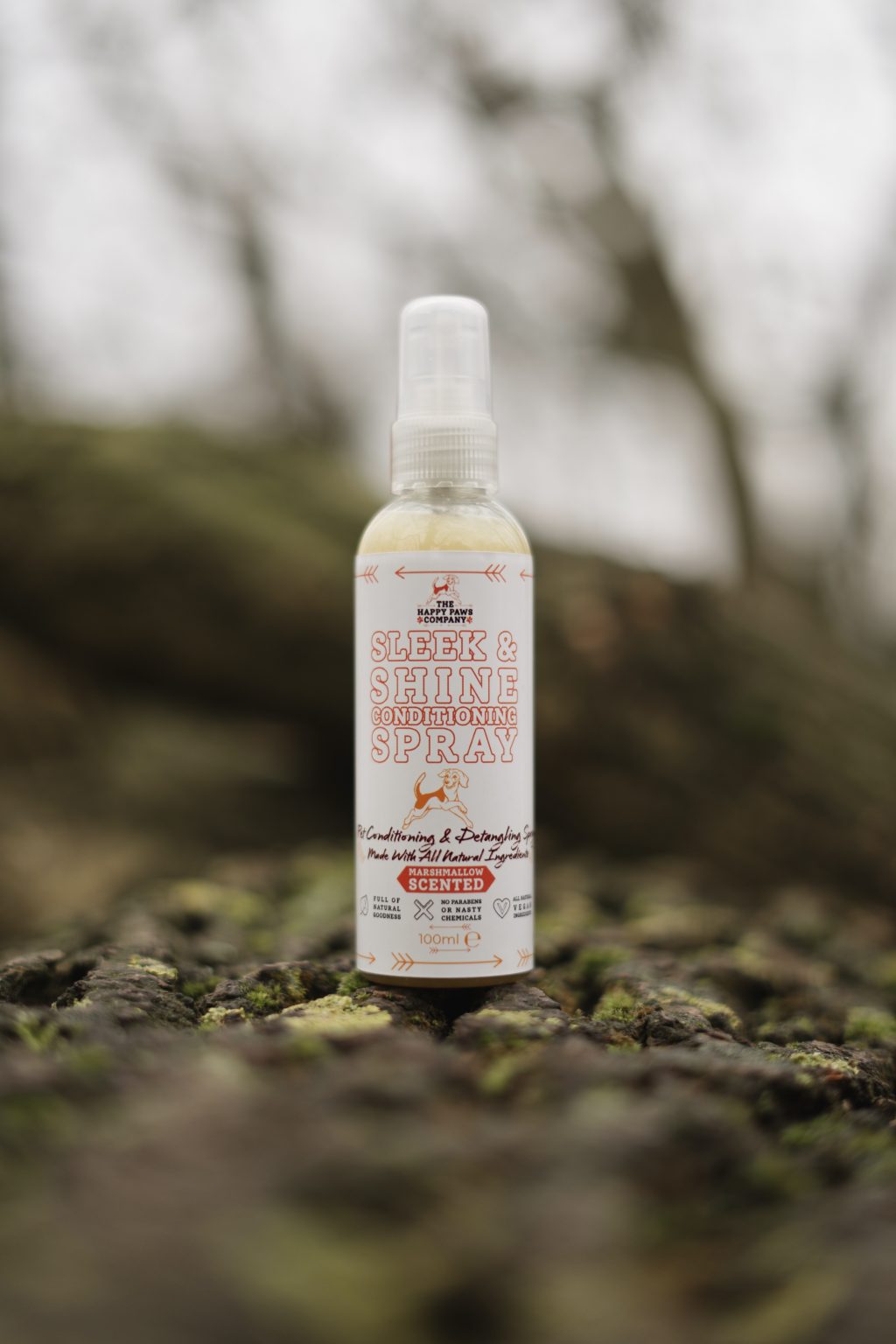 Sleek & Shine Conditioning & Detangling Spray – Marshmallow Scent