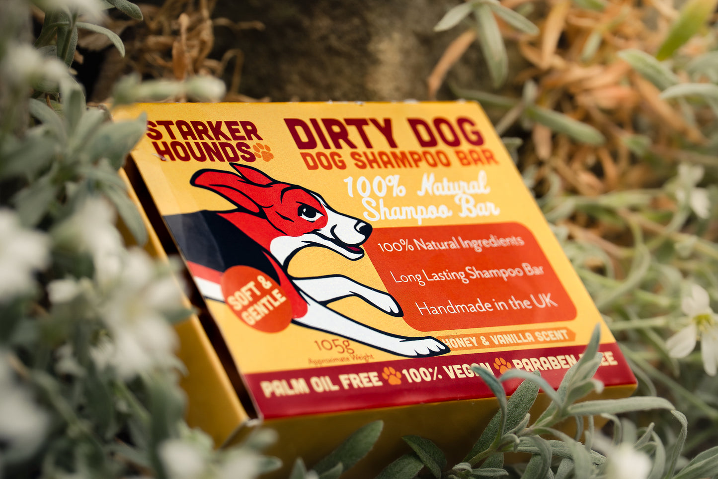 Bee Happy - Dirty Dog Shampoo Bar - Honey & Vanilla Fragrance