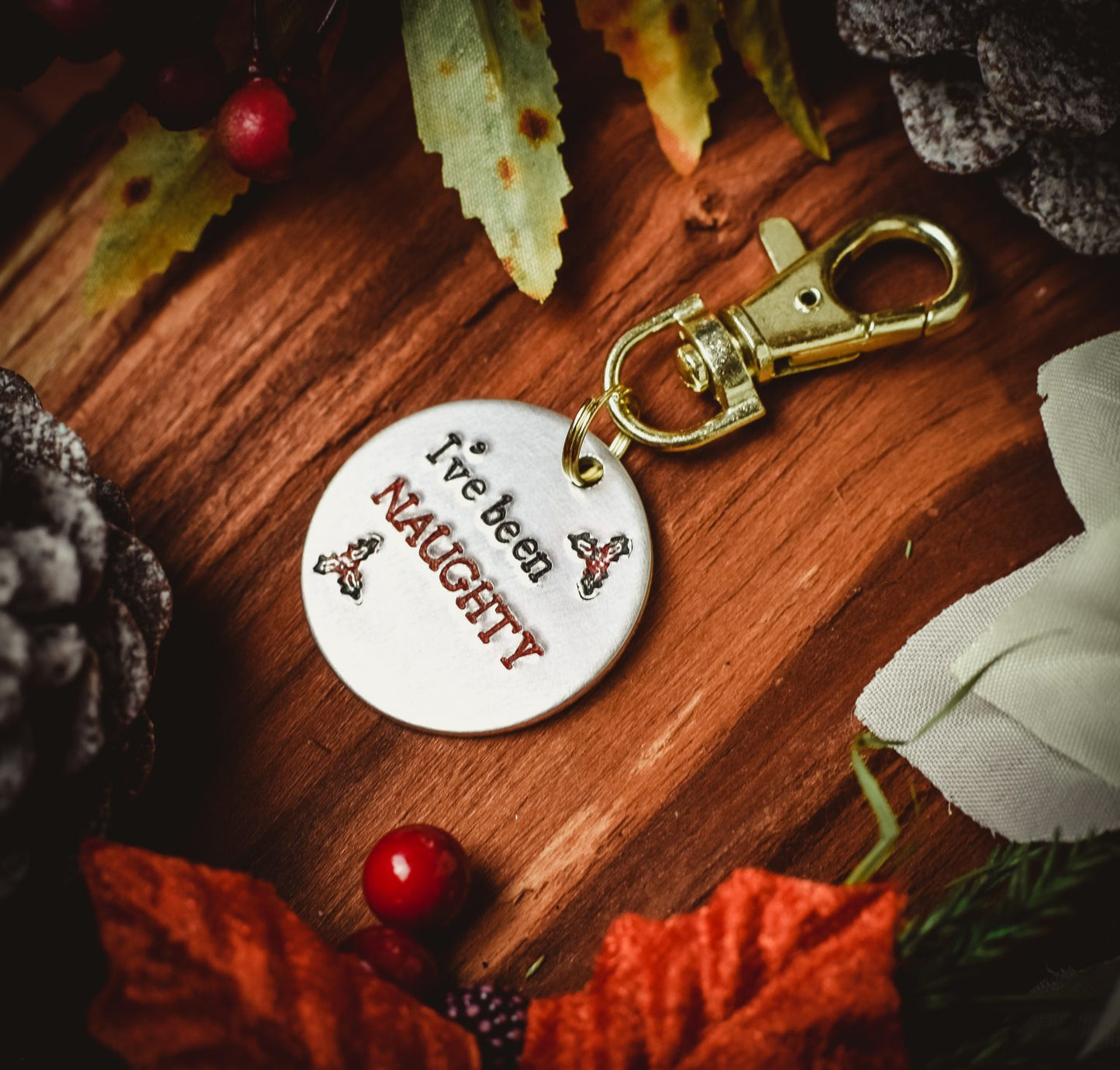 Naughty & Nice ID Tag - Single Tag