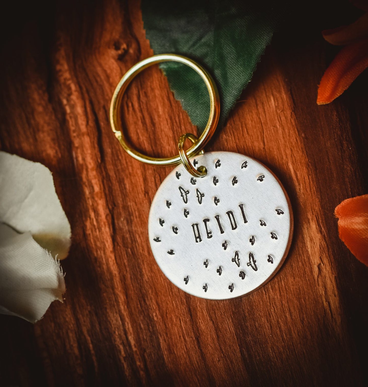 Flocked ID Tag