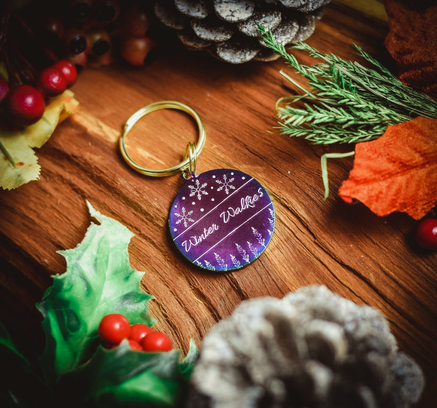 Winter Walkies ID Tag