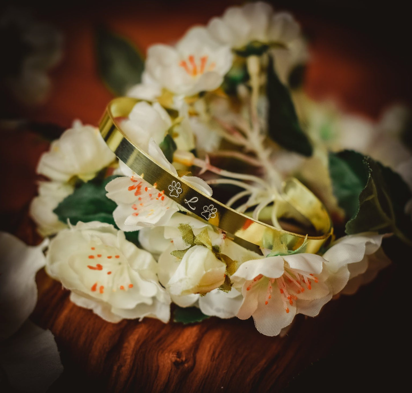 Initial Adjustable Bangle