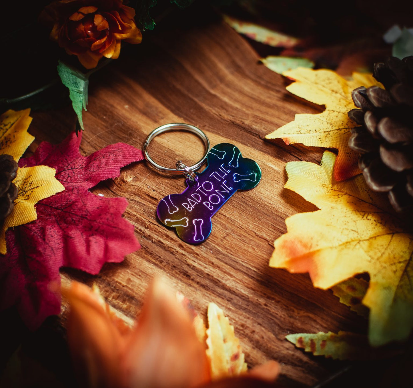 Bad To The Bone ID Tag