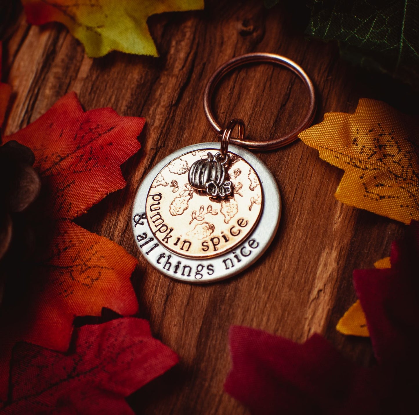 Pumpkin Spice ID Tag