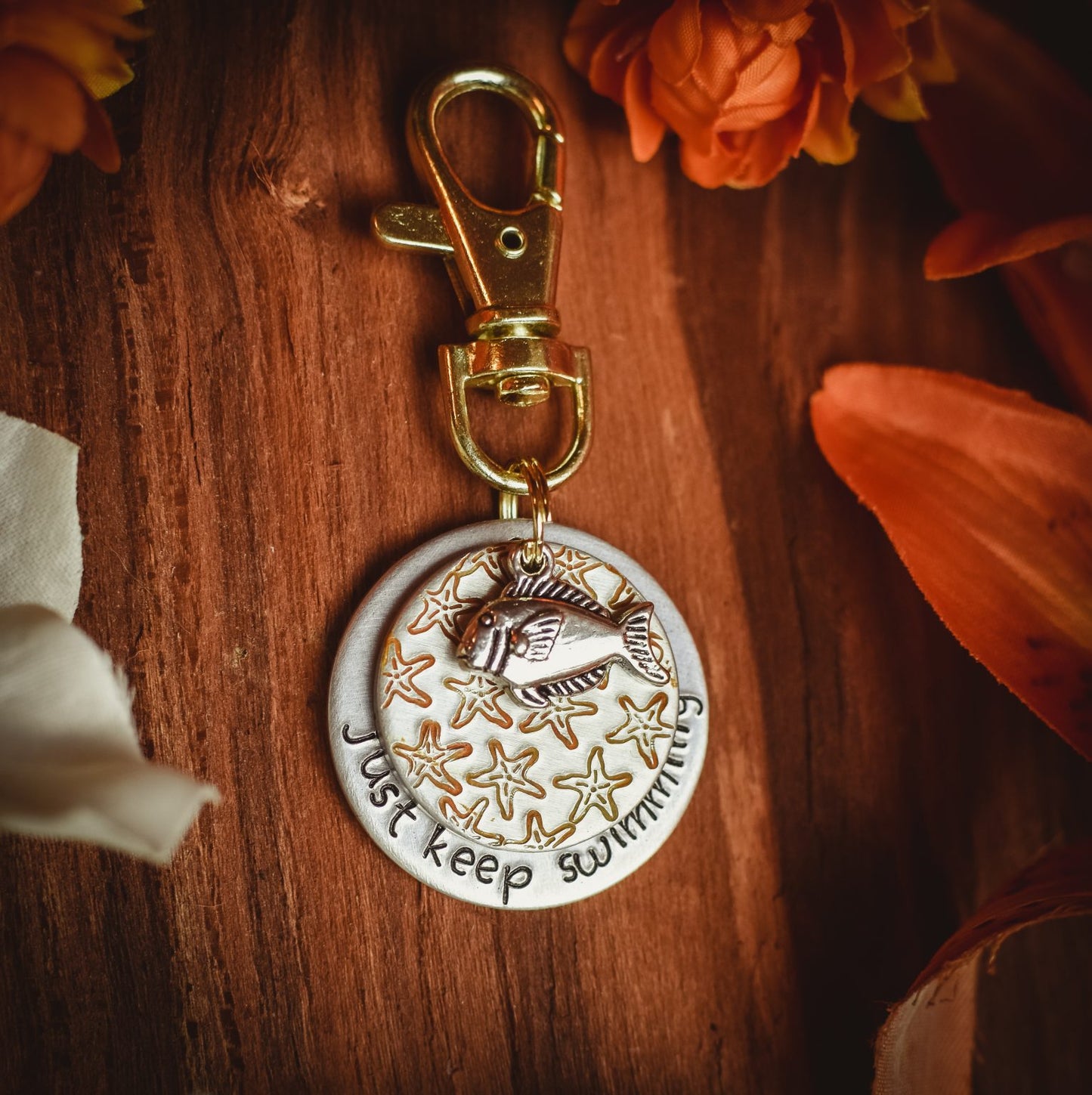 Just Keep Swimming ID Tag