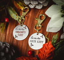 Naughty & Nice ID Tag - Two Tag Set