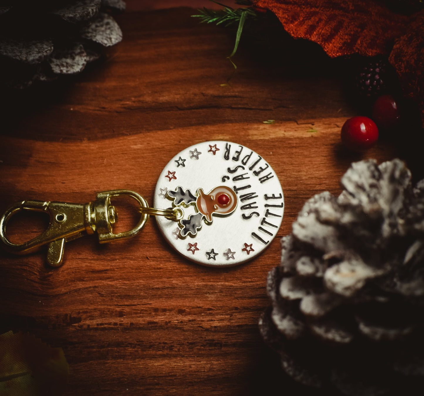 Santa's Little Helper ID Tag