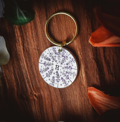 Lavender Patch ID Tag