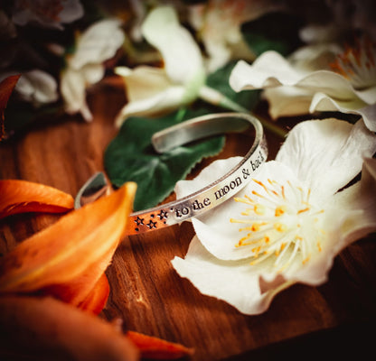 Moon & Back Adjustable Bangle