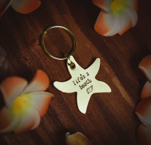 Life's A Beach ID Tag