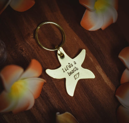 Life's A Beach ID Tag