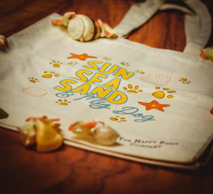 Sun, Sea, Sand & My Dog Tote Bag