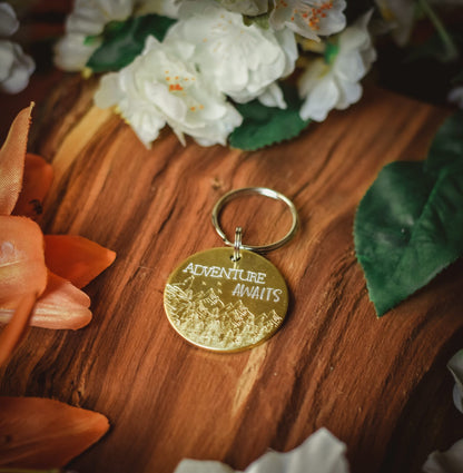 Adventure Awaits ID Tag