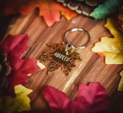 Autumn Leaves ID Tag