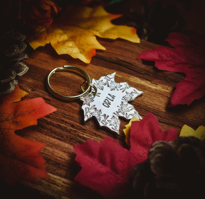 Autumn Leaves ID Tag