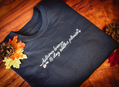 Unisex Autumn Breeze Embroidered Sweatshirt