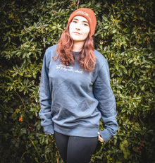 I'd Rather Be With My Dog Embroidered Sweatshirt