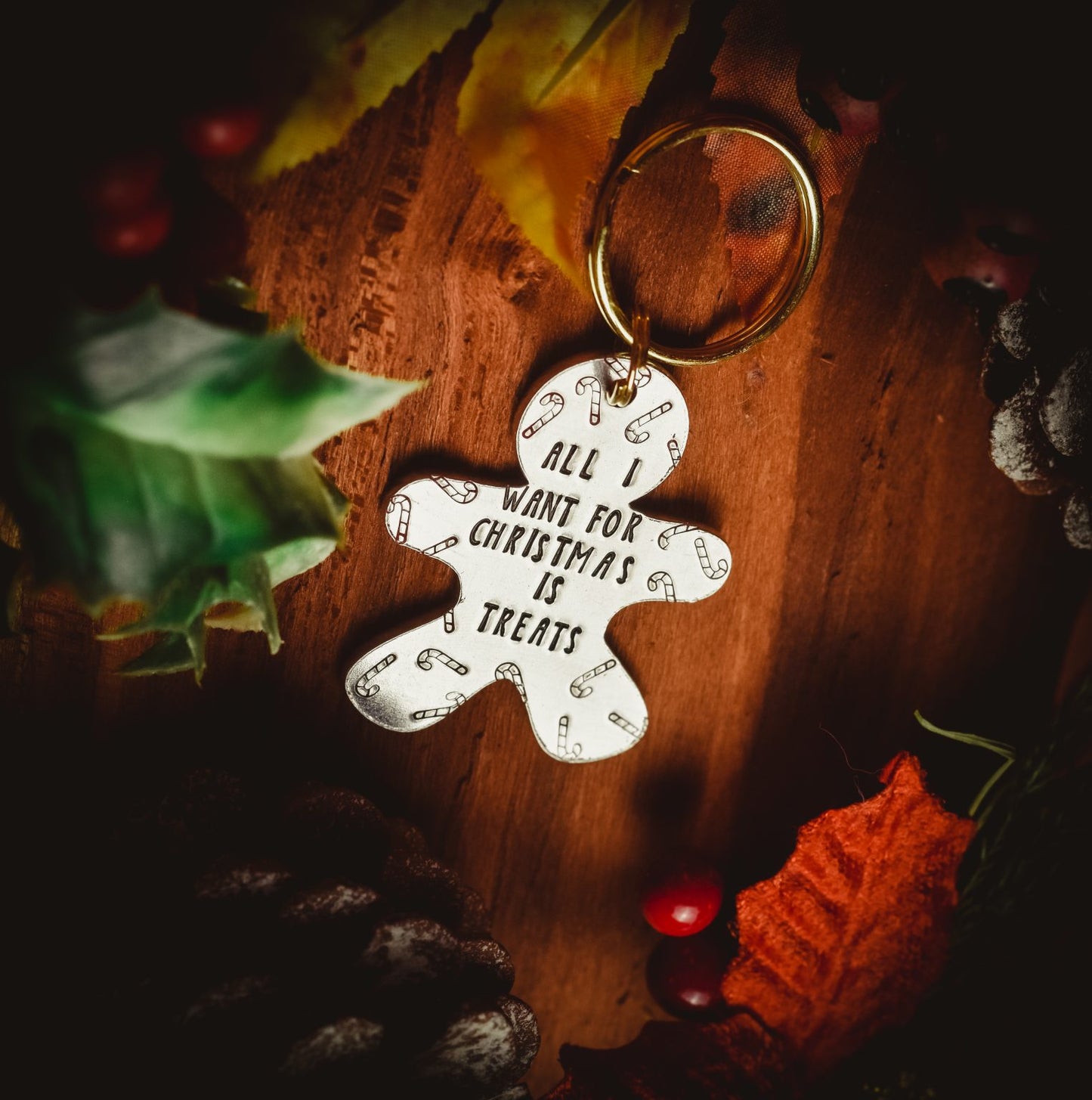 All I Want For Christmas Is Treats ID Tag