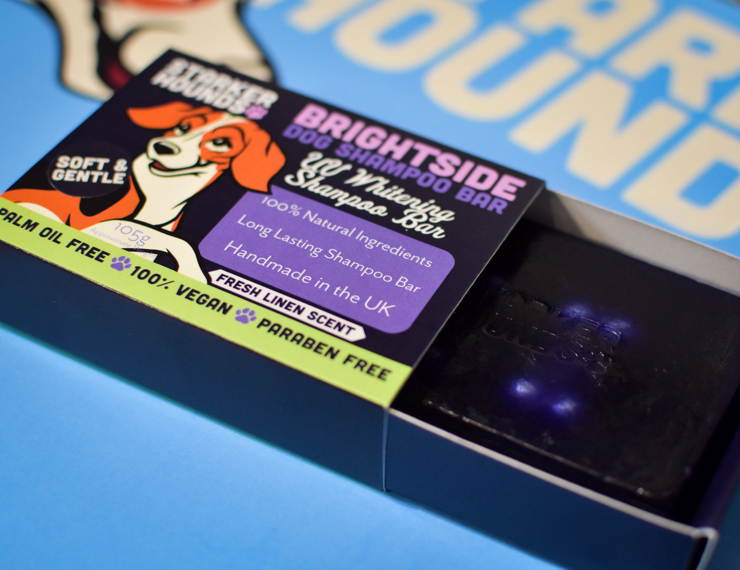 Brightside - UV Whitening Shampoo Bar - Fresh Linen Scent