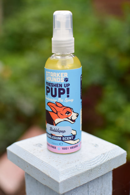 Freshen Up Pup! – Deodorising Dog Spray – Bubblepup, Bubblegum Scented