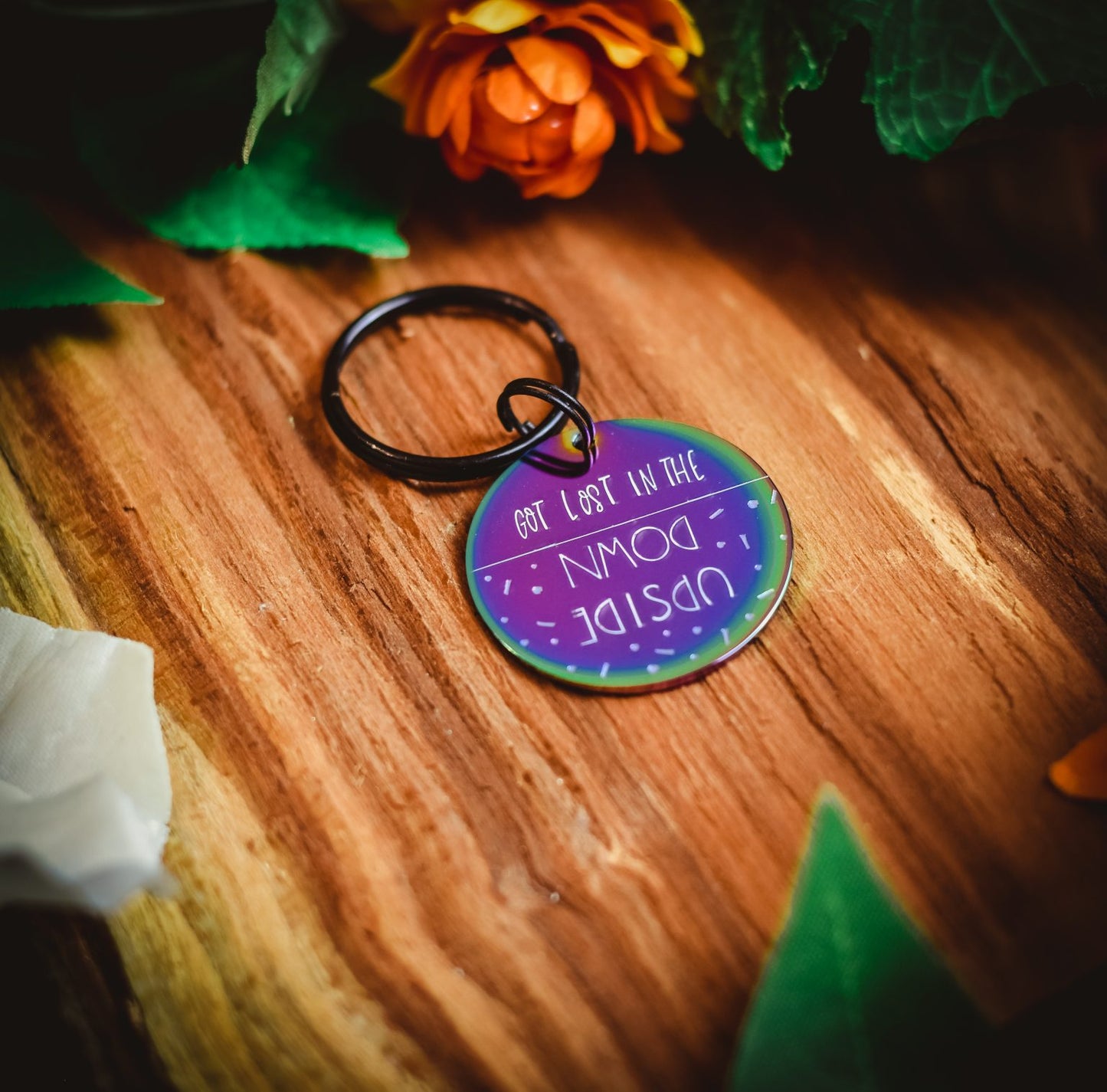 Lost In The Upside Down ID Tag