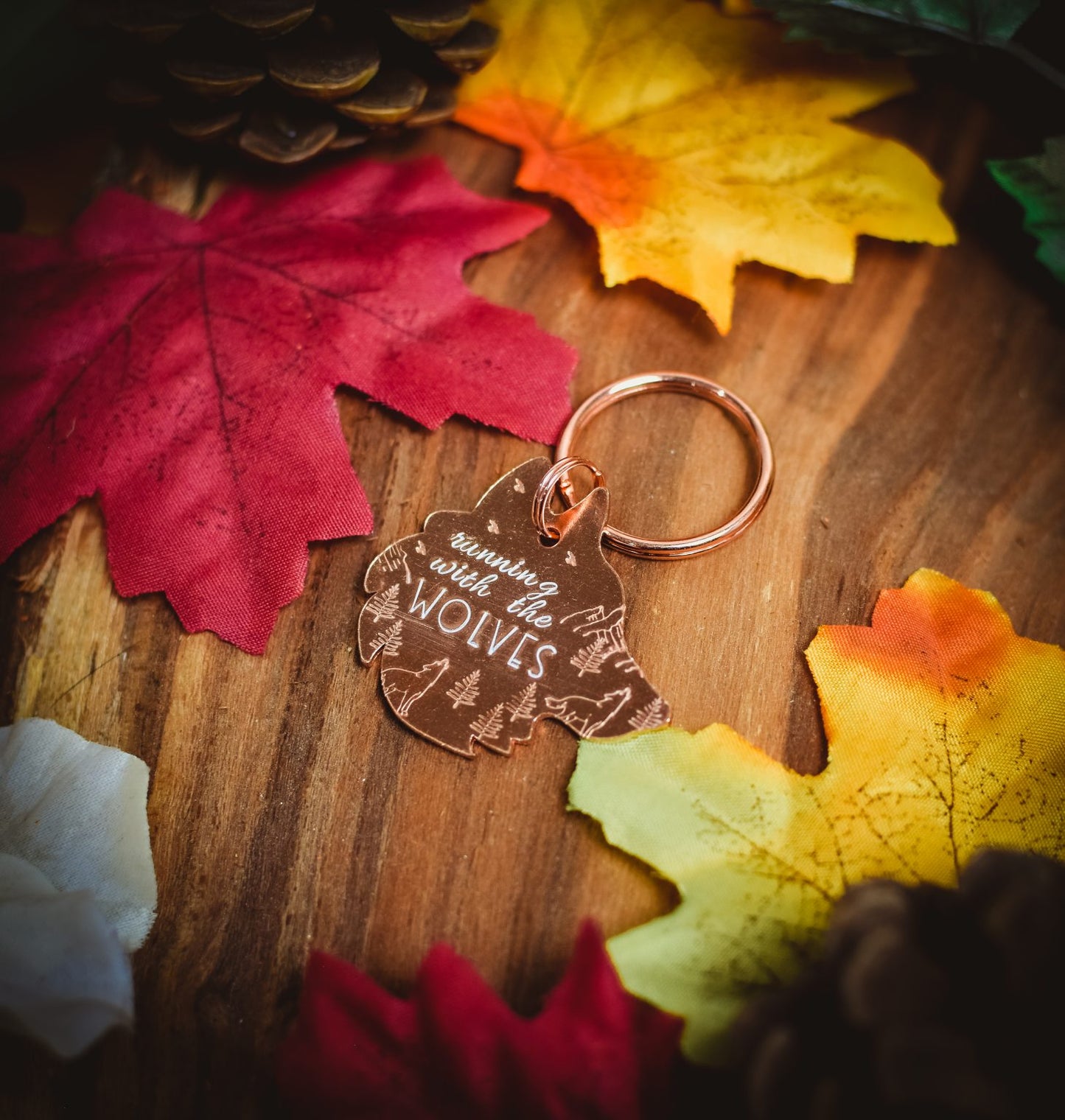 Running With The Wolves ID Tag