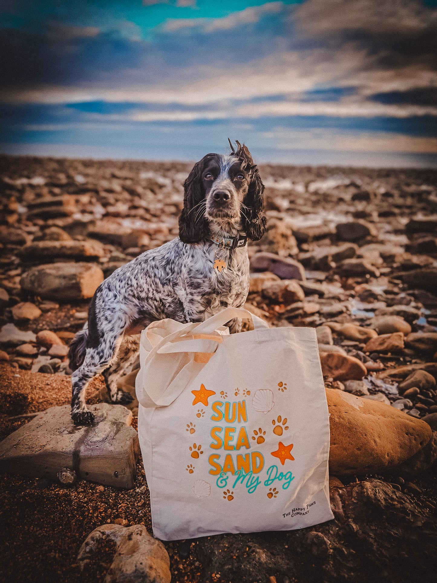 Sun, Sea, Sand & My Dog Tote Bag