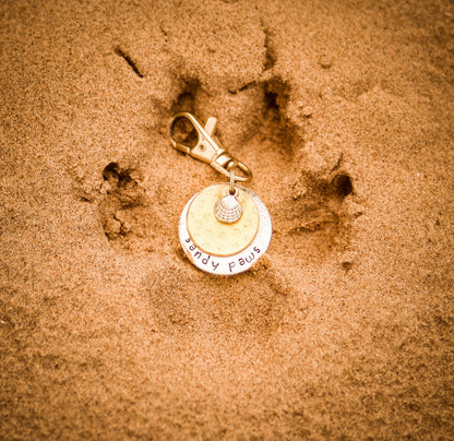 Sandy Paws ID Tag